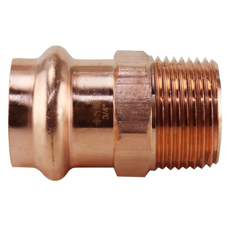 Copper Press By Tmg 3/4 in. x 3/4 in. Copper Press x MPT Male Adapter XPRMA34